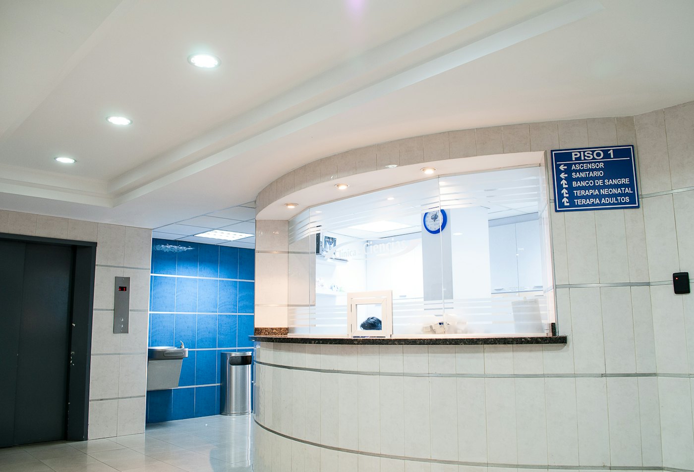 A bright, modern healthcare reception